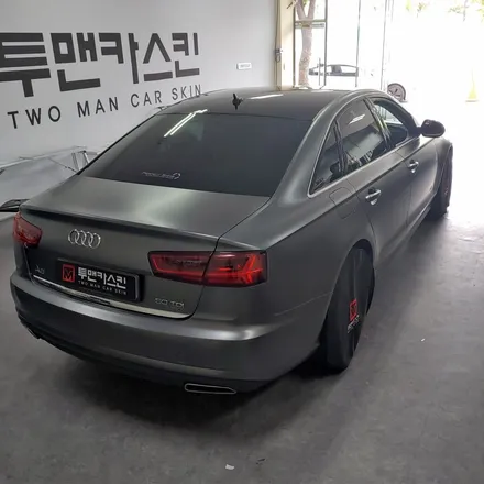 인천랩핑 아우디 a6 3m 사틴다크그레이 전체랩핑 포스팅/a6랩핑/아우디랩핑/청라랩핑 / 인천 남동구 논현동