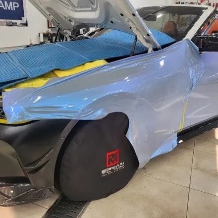 BMW M4 기존 사틴블랙 랩핑 제거 후 오토벨벳 문스톤 그레이 컬러로 전체랩핑 재 시공 해드렸습니다^^ 추가로 커스텀 데칼까지!/ BMW M4 랩핑 전문점 투맨카스킨 / 파주랩핑 / 인천 남동구 논현동