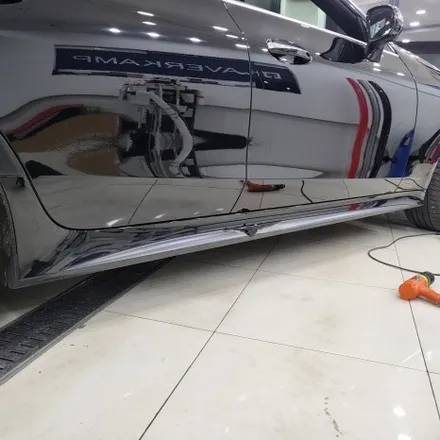 벤츠 CLS450 랩핑 제거 작업으로 다시 원상복구 해드렸습니다^^ / 사틴블랙 랩핑제거 / 인천 CLS 랩핑 전문점 투맨카스킨 / 인천 남동구 논현동