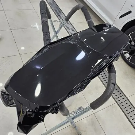 BMW ix3 그릴랩핑 사이드미러랩핑 디퓨져랩핑 / 3m2080 유광블랙 / 인천 남동구 논현동