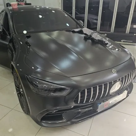 벤츠 GT43 AMG 랩핑제거 / 2년전에 시공 후 수명지키기위해 제거해 드렸습니다 / 송도랩핑 / 인천 남동구 논현동