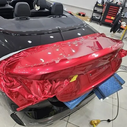 인천 BMW 랩핑 전문 – 420i 컨버터블 EMFEST 소울무빙레드 시공기 / 인천 남동구 논현동