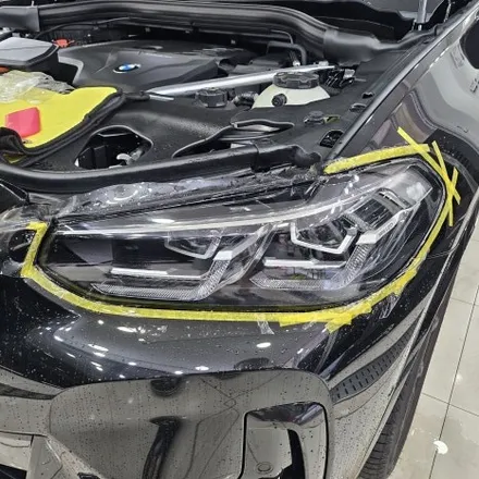 BMW X4 블랙 차량 생활보호PPF & 스포일러 + 블랙 레터링 작업 / 인천 남동구 논현동