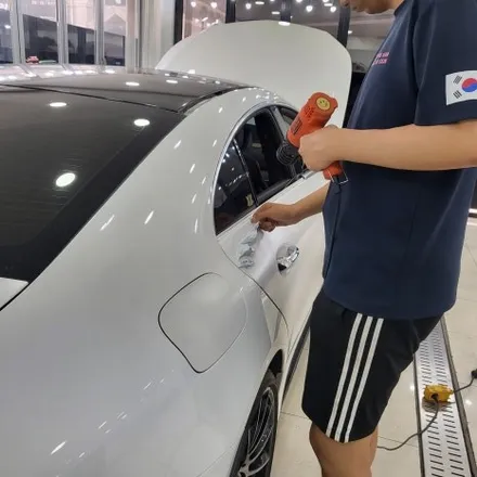 인천 랩핑제거 잘하는곳 / 벤츠 CLS 400d 수명다된 랩핑 필름 제거 하기 / 깔끔하게 원상복구 해드렸습니다 ^^ / 인천 남동구 논현동