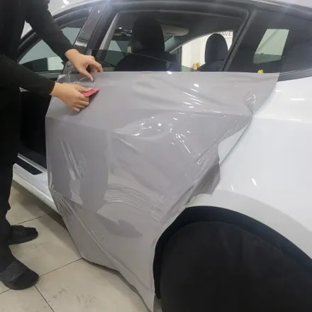 인천 부평랩핑 테슬라 모델3 기존랩핑 제거 후 공구리랩핑으로 새롭게 변신 시켜드렸습니다^^ / 오토벨벳 쵸크그레이 / Chalk Grey / 인천 남동구 논현동
