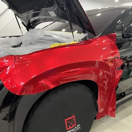 BYD 씨라이언7 전국 1호 투톤 전체랩핑 – 소울무빙레드로 완성된 압도적 존재감 / 인천 남동구 논현동