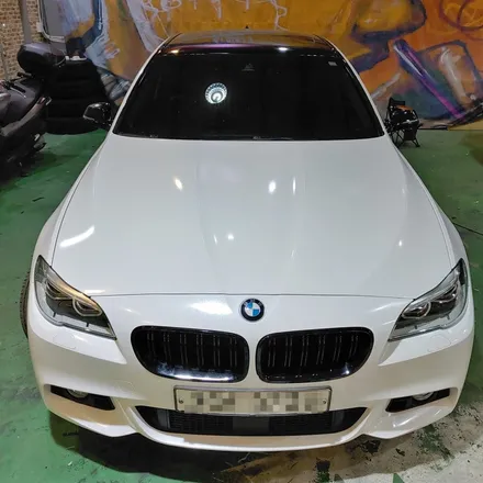 인천 랩핑 BMW 520d 다이아몬드화이트 전체랩핑/5시리즈 전체랩핑 / 인천 남동구 논현동