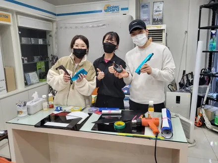 랩핑 원데이클래스 1기 교육완료 / 정말 유익하고 랩핑이란 어떤것인지에 대해 제대로 알려드렸습니다 ^^ / 랩핑교육 ppf교육 / 인천 서구, 부평, 부천