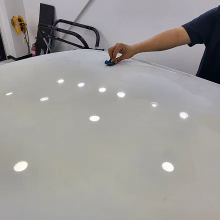 인천랩핑 아반떼 cn7 루프스킨 재시공 / 수명다된 랩핑제거 후 3m2080 유광블랙으로 재시공 해드렸습니다 / 인천 남동구 논현동