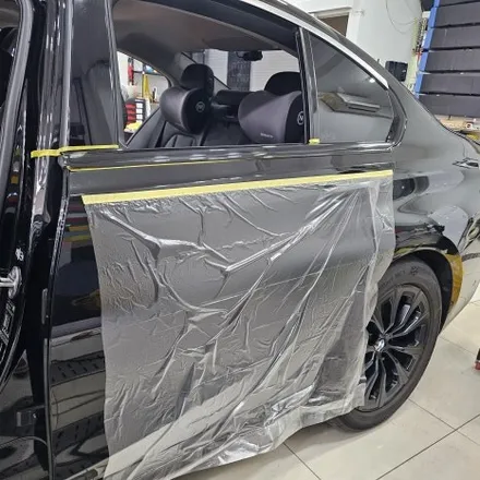 BMW 320d 백화현상 해결, 3M 2080 크롬죽이기 시공 / 인천 남동구 논현동