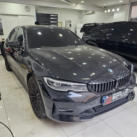 BMW 320i 윈도우 크롬죽이기 제거 및 도어컵 PPF 제거 작업 후기 / 인천 남동구 논현동