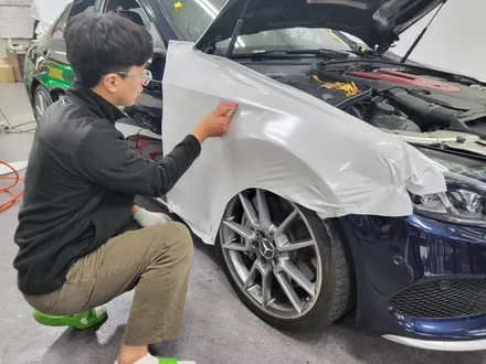 [투맨카스킨] 벤츠 c43 amg 전체랩핑 / 다이아몬드화이트 랩핑 / 에이버리데니슨 / 인천랩핑 / 송도랩핑 / 청라랩핑 / 인천ppf / 송도ppf / 논현랩핑 / 논현ppf / 인천 서구, 부평, 부천