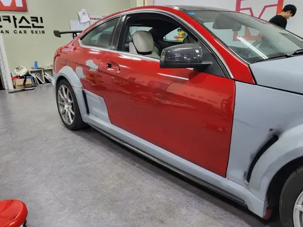 인천랩핑 벤츠 C63AMG 전체랩핑 / 유명유튜버님 차량 / 사틴블랙락그레이메탈릭 / 에이버리데니슨 / 송도랩핑 / 논현랩핑 / 시흥랩핑 / 김포랩핑 / 청라랩핑 / 인천 서구, 부평, 부천