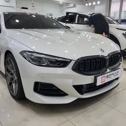 인천PPF BMW 850i 앞범퍼 PPF 재시공 / PPF 필름덕에 도장면을 보호 받으셨습니다 ^^ / PPF를 해야하는 이유 / 클리프디자인 옥타곤 / 인천 남동구 논현동