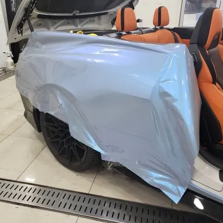 BMW M4 기존 사틴블랙 랩핑 제거 후 오토벨벳 문스톤 그레이 컬러로 전체랩핑 재 시공 해드렸습니다^^ 추가로 커스텀 데칼까지!/ BMW M4 랩핑 전문점 투맨카스킨 / 파주랩핑 / 인천 남동구 논현동