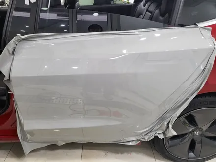 테슬라 모델3 랩핑잘하는곳 / 고광도필름 AX wrap Chalk Grey / 순정 포르쉐 컬러 / 공구리랩핑 시멘트랩핑 / 천안랩핑 천안시랩핑 천안ppf 천안시ppf / 인천 서구, 부평, 부천