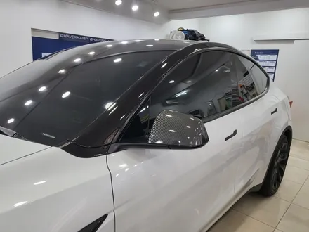 테슬라 모델Y 3m2080 유광블랙으로 필러랩핑 / 필러죽이기 / 모델Y랩핑 전문점 / 인천랩핑 투맨카스킨 / 인천 서구, 부평, 부천