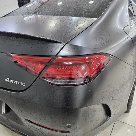벤츠 CLS450, 사틴 블랙 랩핑 + 라이트블랙 PPF 시공 후기 / 인천 남동구 논현동