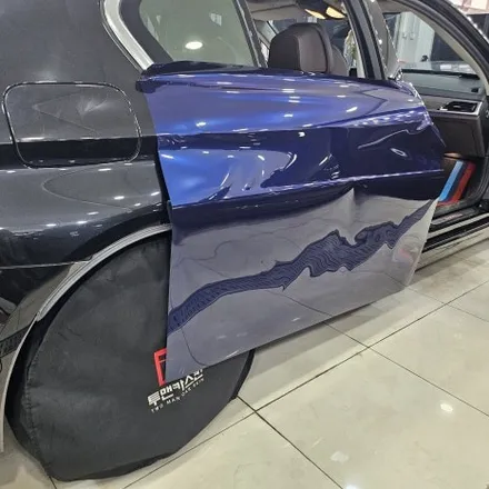 BMW 5시리즈 랩핑 전문 | 520d 탄자나이트 블루 컬러 + PPF 시공 / 인천 남동구 논현동
