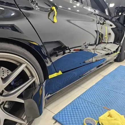 BMW m550d 리페어블랙 전체랩핑 시공기 / 라이트 톤 다운 PPF 작업까지 진행 / 인천 랩핑 PPF 전문점 / 인천 남동구 논현동