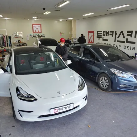 인천랩핑 테슬라 모델3 스탠다드 실내 랩핑 시공기 / 모델3 실내랩핑 / 3m 매트릭스 블랙 / 청라랩핑 / 모델3 랩핑 전문점 / 인천 남동구 논현동