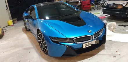 인천랩핑 BMW i8 화이트랩핑 / i8 랩핑 전문점 / 깔끔한 화이트 슈트를 입은 느낌 / 청라랩핑 / 인천 남동구 논현동