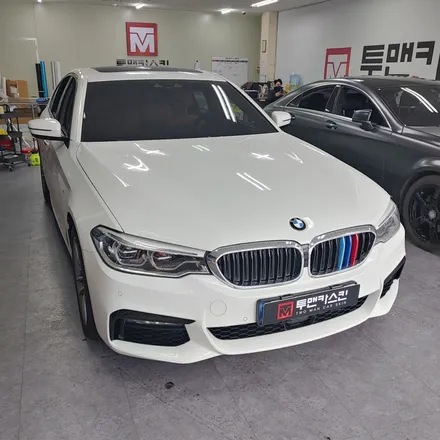 [투맨카스킨]BMW 5시리즈 G30 부분랩핑 / 루프스킨 / 사이드미러 랩핑 / 유광블랙랩핑 / 인천랩핑 / 청라랩핑 / 인천 남동구 논현동