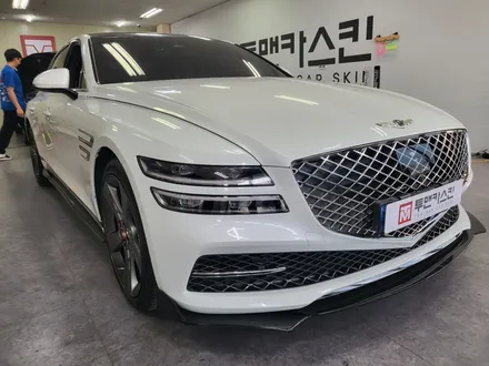 [투맨카스킨] 제네시스 G80 라이트필름 ppf / 라이트 톤 다운으로 더욱 포스 넘치게 변신완료 / 인천ppf / 청라ppf / 제네시스 라이트ppf / 송도ppf / 논현ppf / 인천 서구, 부평, 부천