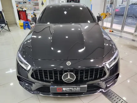 벤츠 CLS450 랩핑 잘하는곳 / 사틴블랙랩핑 / 인천 중구랩핑 / 인천중구 해안동랩핑 / 인천랩핑 / 인천 서구, 부평, 부천