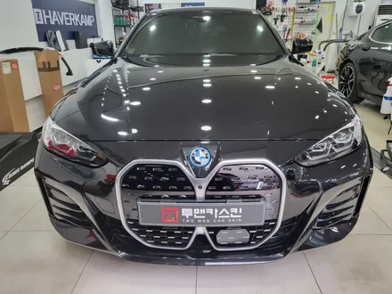 BMW i4 그릴 랩핑 / 그릴랩핑으로 조금더 스포티하게 연출하기 / 인천랩핑 / bmw i4 랩핑 전문점 / 그릴랩핑 전문점 / 인천 서구, 부평, 부천
