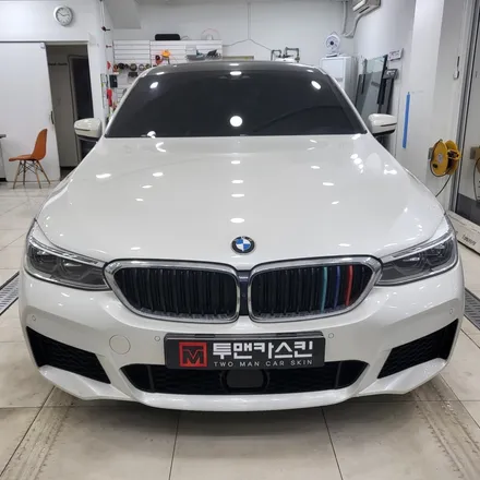 인천랩핑 전문점 투맨카스킨에 소문듣고 방문주셨네요^^ / BMW 6GT 사이드미러 유광블랙 랩핑 / 키드니그릴교체 / 인천 서구, 부평, 부천