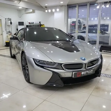 BMW i8 로드스터 퍼스트에디션 전체랩핑 시공 완료 / 에이버리데니슨 글로스 메탈릭 레디오엑티브 / 고급스러운 그린컬러 랩핑 / 인천 미추홀구랩핑 미추홀랩핑 / 투맨카스킨 / 인천 남동구 논현동