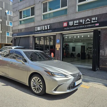 렉서스 ES300h 전체랩핑 / 글로스 메탈릭 화이트 랩핑 / 인천랩핑 / 인천 남동구 논현동