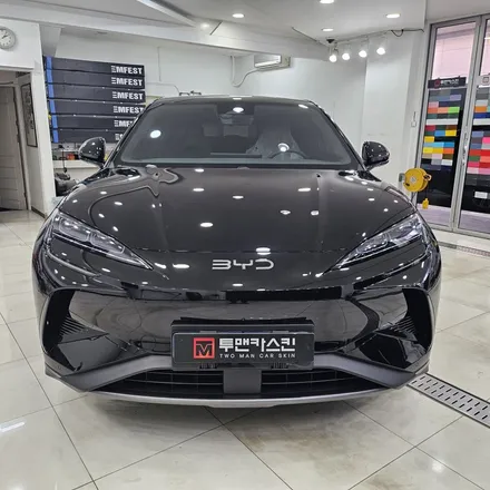 BYD 씨라이언7 전국 1호 투톤 전체랩핑 – 소울무빙레드로 완성된 압도적 존재감 / 인천 남동구 논현동