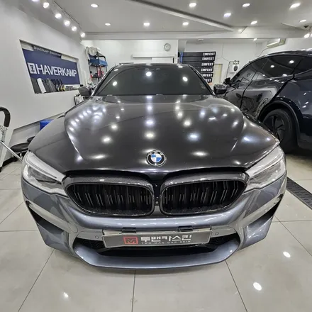 BMW m550d 리페어블랙 전체랩핑 시공기 / 라이트 톤 다운 PPF 작업까지 진행 / 인천 랩핑 PPF 전문점 / 인천 남동구 논현동