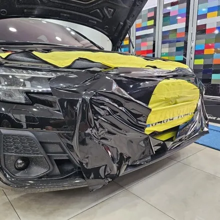아우디 A8L 55TFSI 전체 크롬죽이기 – 3M2080 유광블랙 시공 / 부천랩핑 / 인천 남동구 논현동