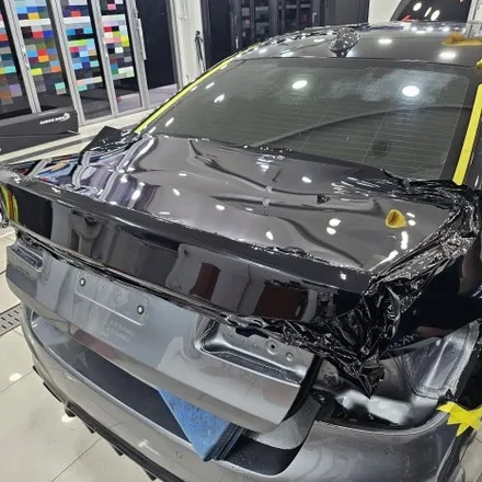 BMW m550d 리페어블랙 전체랩핑 시공기 / 라이트 톤 다운 PPF 작업까지 진행 / 인천 랩핑 PPF 전문점 / 인천 남동구 논현동