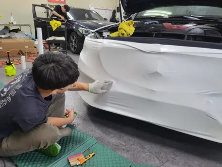 [투맨카스킨] 벤츠 c43 amg 전체랩핑 / 다이아몬드화이트 랩핑 / 에이버리데니슨 / 인천랩핑 / 송도랩핑 / 청라랩핑 / 인천ppf / 송도ppf / 논현랩핑 / 논현ppf / 인천 서구, 부평, 부천