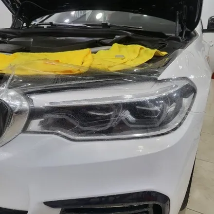 인천랩핑 BMW 5시리즈 3m2080 화이트 골드 스파클 전체랩핑 / 인천 남동구 논현동