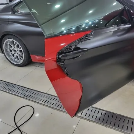 인천랩핑 BMW 4시리즈 쿠페 아주 이쁜 보라색랩핑으로 완성 / 사틴 메탈릭 퍼플 / 랩핑제거 / 인천 남동구 논현동