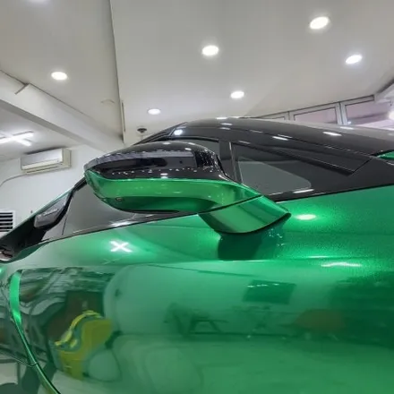 BMW i8 로드스터 퍼스트에디션 전체랩핑 시공 완료 / 에이버리데니슨 글로스 메탈릭 레디오엑티브 / 고급스러운 그린컬러 랩핑 / 인천 미추홀구랩핑 미추홀랩핑 / 투맨카스킨 / 인천 남동구 논현동