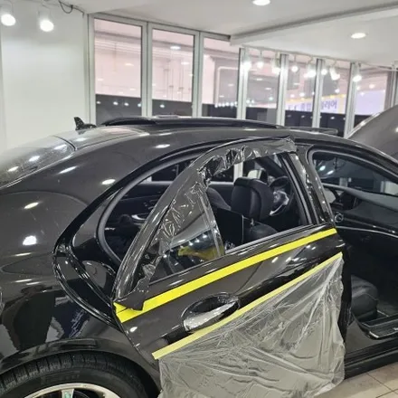 인천랩핑 벤츠 S클래스 전체 크롬죽이기 변신 완료! / 인천 남동구 논현동