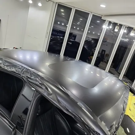 벤츠 CLS450 사틴블랙 전체랩핑 / 라이트 톤다운 작업으로 포스있는 벤츠 CLS 차량으로 만들어 드렸습니다 / 송도랩핑 투맨카스킨 / 인천 남동구 논현동