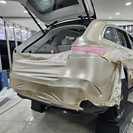 벤츠 EQS 580 SUV 전체랩핑 진행해드렸습니다 / 샴페인골드 전체랩핑 / 전체 크롬죽이기 / 럭셔리 차량으로 만들어 드렸습니다^^ / 시흥랩핑 시흥 랩핑전문점 / 인천 남동구 논현동