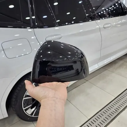 BMW ix3 그릴랩핑 사이드미러랩핑 디퓨져랩핑 / 3m2080 유광블랙 / 인천 남동구 논현동