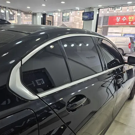 BMW 320i 윈도우 크롬죽이기 제거 및 도어컵 PPF 제거 작업 후기 / 인천 남동구 논현동