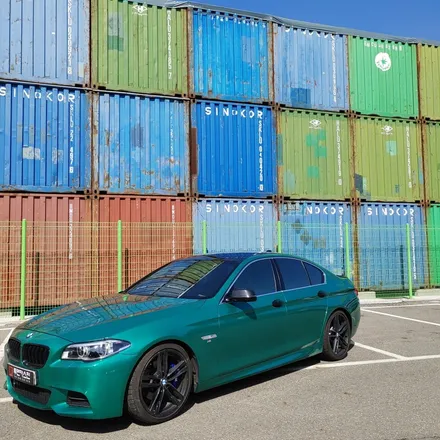 인천랩핑 BMW 520d f10 다크그린펄 전체랩핑 시공기/5시리즈 랩핑/청라랩핑 / 인천 남동구 논현동