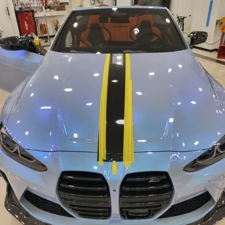 BMW M4 기존 사틴블랙 랩핑 제거 후 오토벨벳 문스톤 그레이 컬러로 전체랩핑 재 시공 해드렸습니다^^ 추가로 커스텀 데칼까지!/ BMW M4 랩핑 전문점 투맨카스킨 / 파주랩핑 / 인천 남동구 논현동