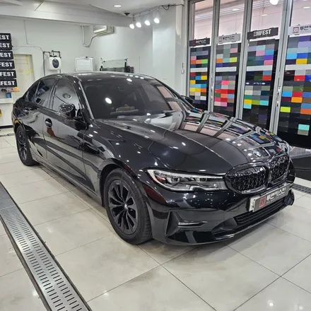 BMW 320d 백화현상 해결, 3M 2080 크롬죽이기 시공 / 인천 남동구 논현동
