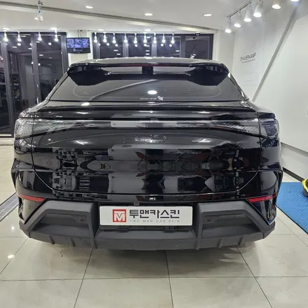 BYD 씨라이언7 신차 블랙아웃! 전후면 BYD 엠블럼 랩핑 & 레터링 제거 시공 / 인천 남동구 논현동